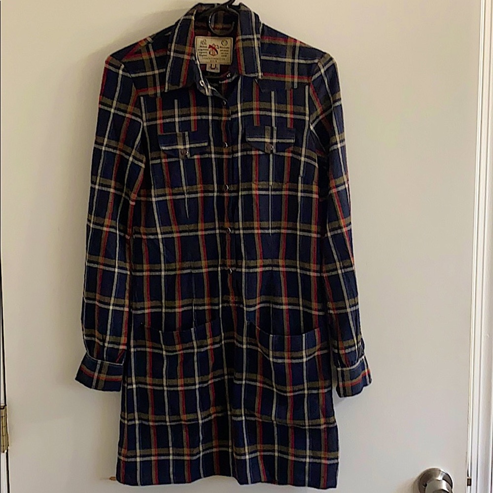 French Connection Plaid Flannel Dress